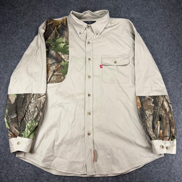 Winchester Sportsman Shooting Hunting Shirt Mens XL Long Sleeve Button Up Camo - Picture 1 of 8